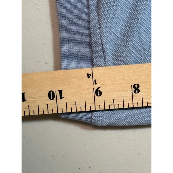 IZOD Mens Light Blue Short Sleeve Polo Shirt Embroidered Logo Size Large - Picture 8 of 10